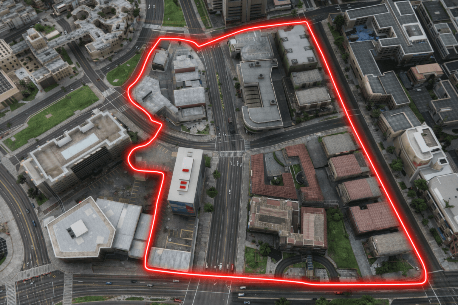 Área da ação 1: Banco Fleeca