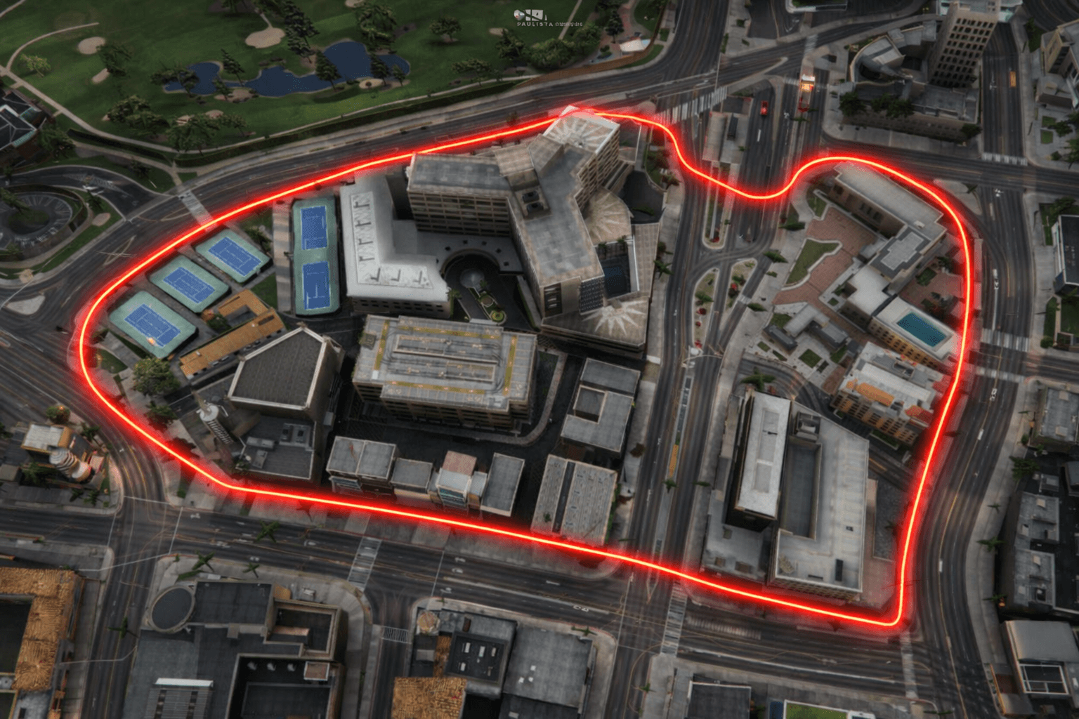 Área da ação 3: Banco Fleeca